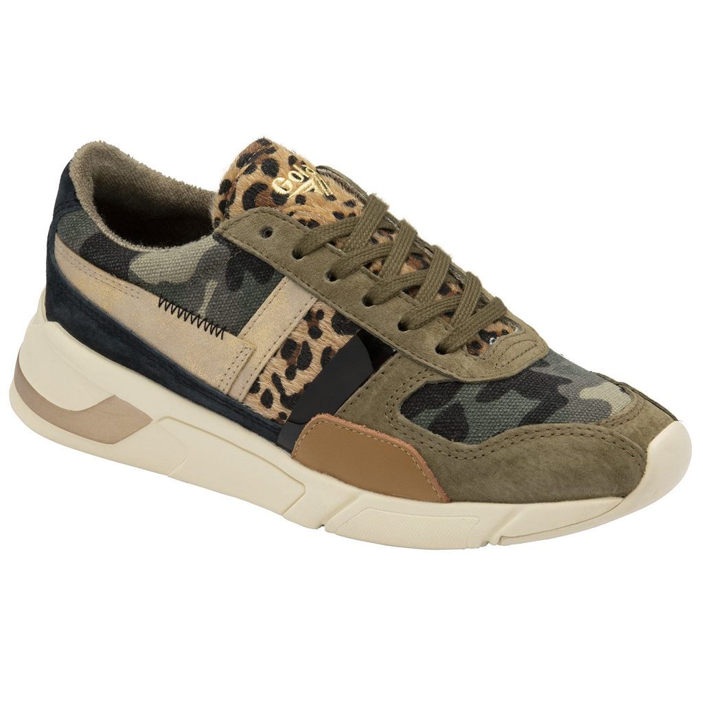 Gola Classics Eclipse Mode Sneakers Camo Leopard Nederland | 635-WVZIHP