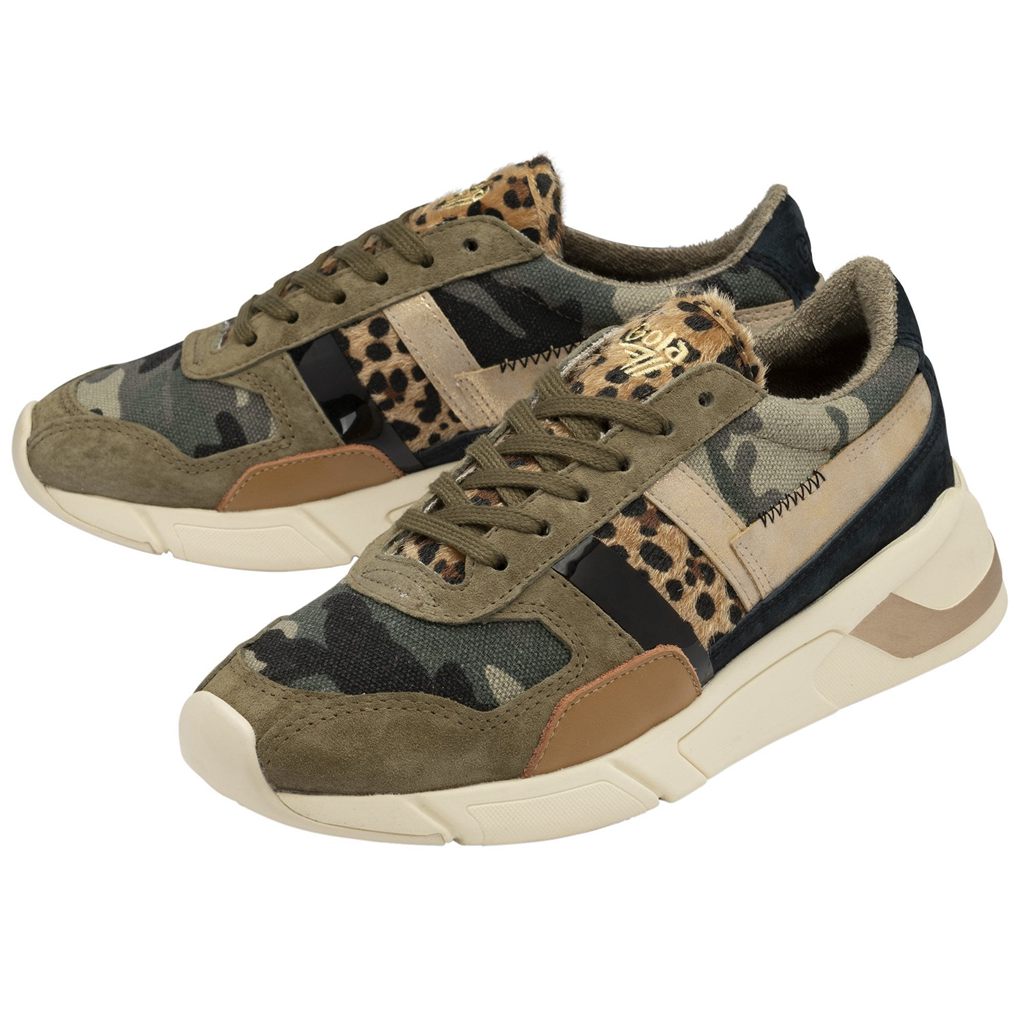 Gola Classics Eclipse Mode Sneakers Camo Leopard Nederland | 635-WVZIHP