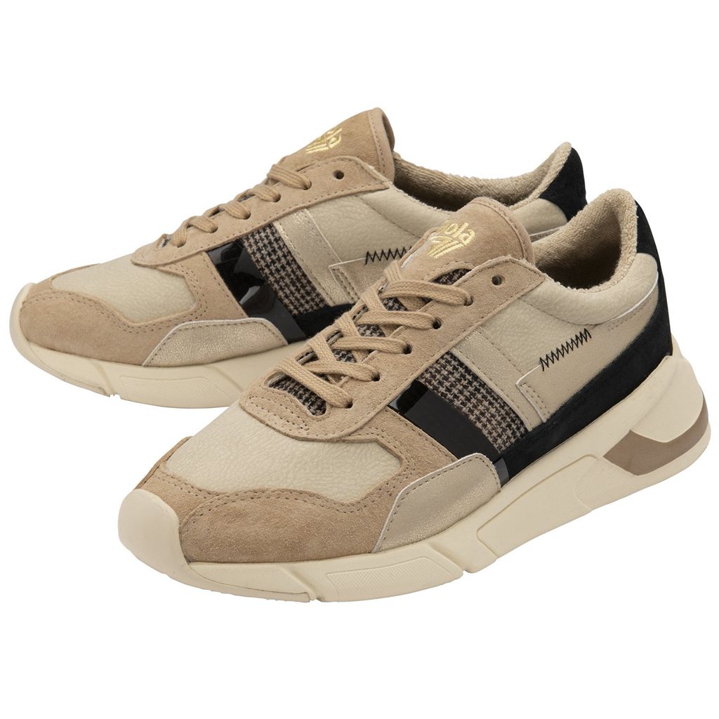 Gola Classics Eclipse Mode Sneakers Oat Tweed Multi Nederland | 904-TOQYBJ