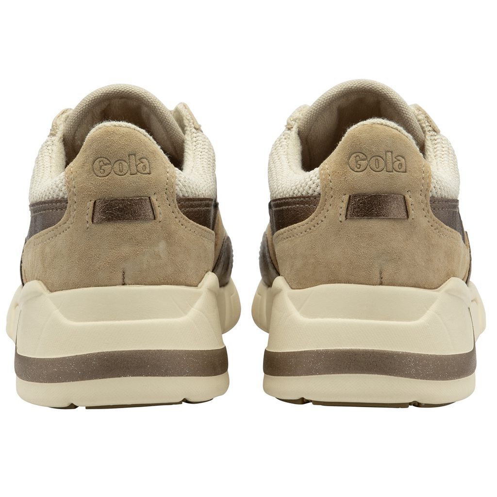 Gola Classics Eclipse Mode Sneakers Wheat Oat Bronze Nederland | 426-MGOAHN