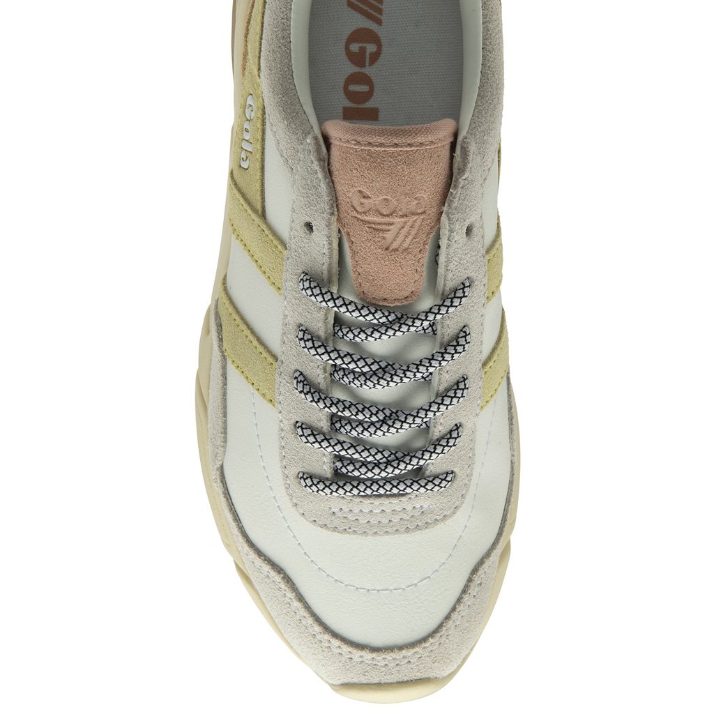 Gola Classics Eclipse Pure Sneakers Wit Citroen Roze Nederland | 638-ZEBUCH