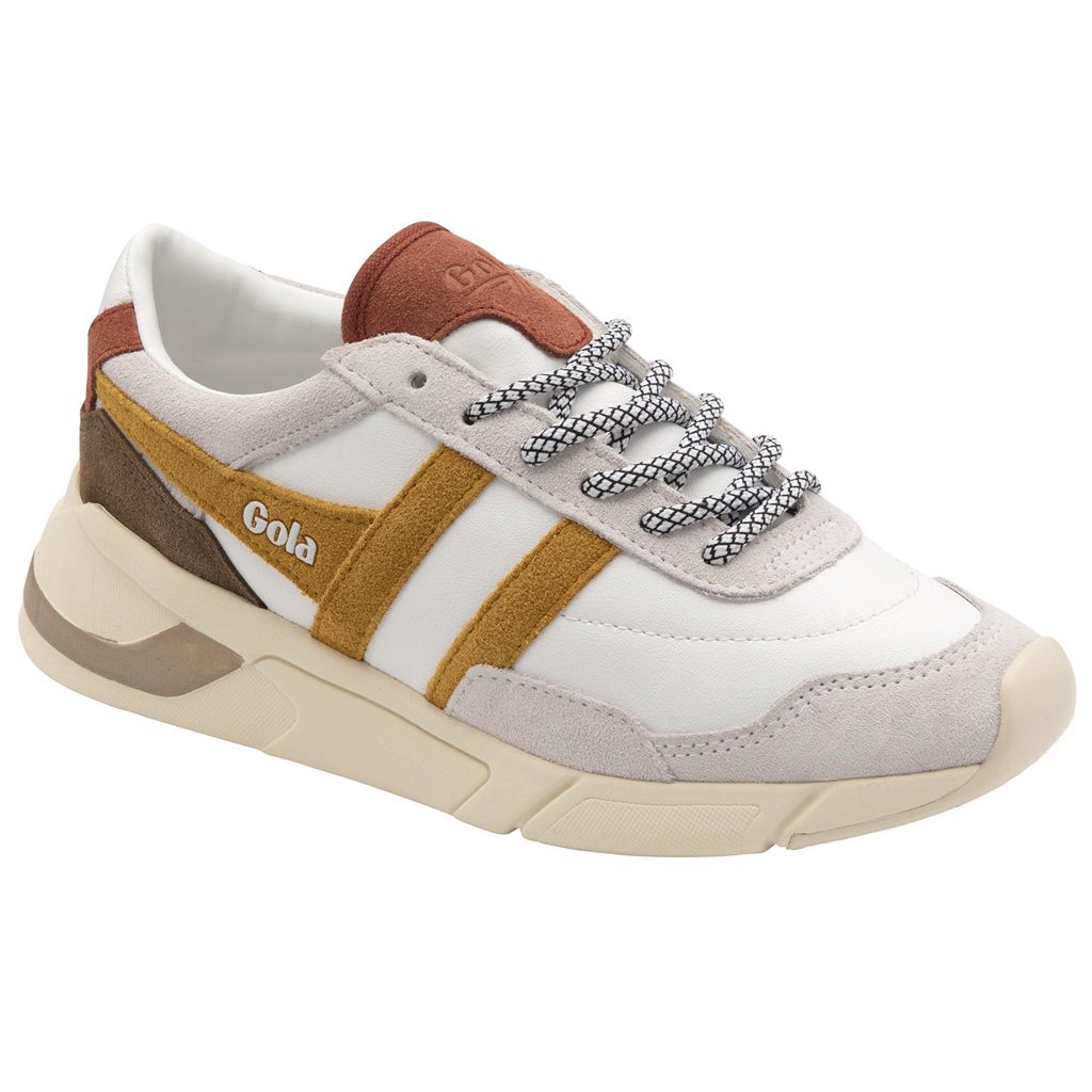 Gola Classics Eclipse Pure Sneakers Wit Oranje Nederland | 635-CYEHDP