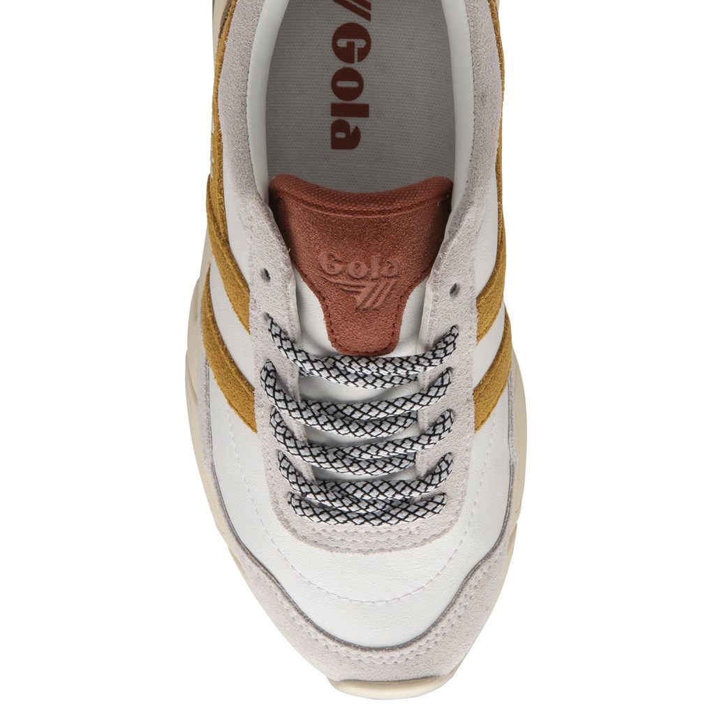 Gola Classics Eclipse Pure Sneakers Wit Oranje Nederland | 635-CYEHDP
