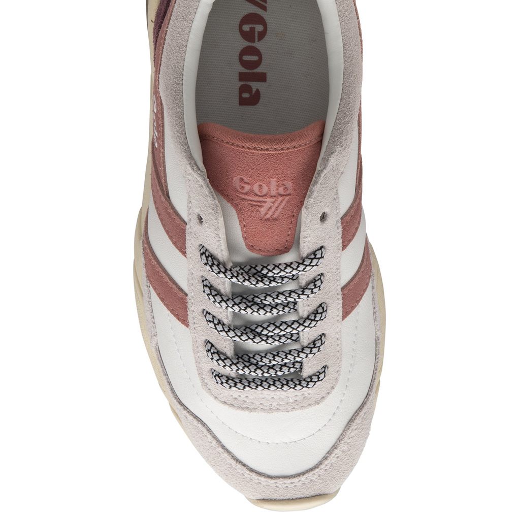 Gola Classics Eclipse Pure Sneakers Wit Roze Koraal Roze Nederland | 985-PWRGLS