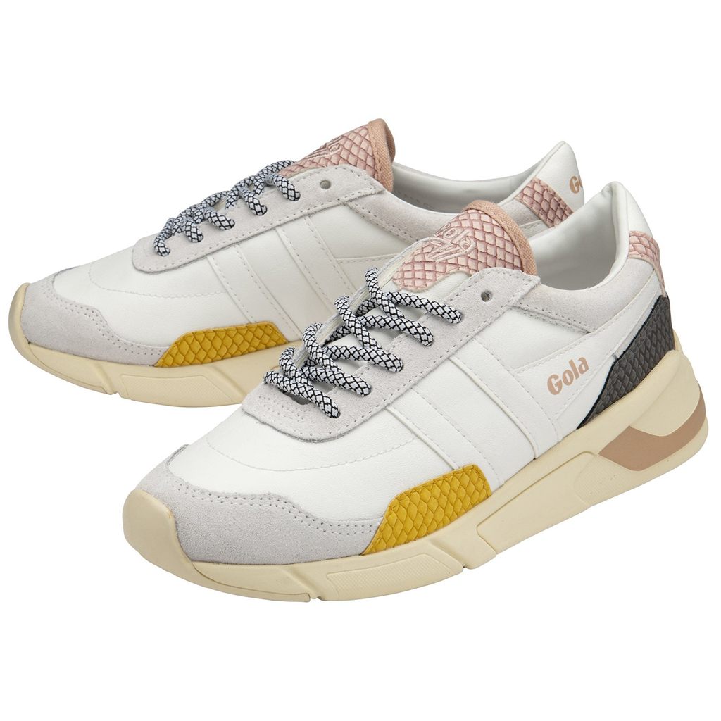 Gola Classics Eclipse Trident Snake Sneakers Wit Roze Nederland | 628-UEOQFX