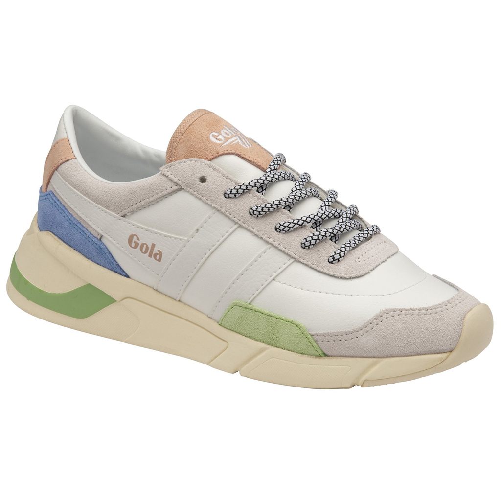Gola Classics Eclipse Trident Sneakers Wit Groen Blauw Nederland | 364-KTVPBS