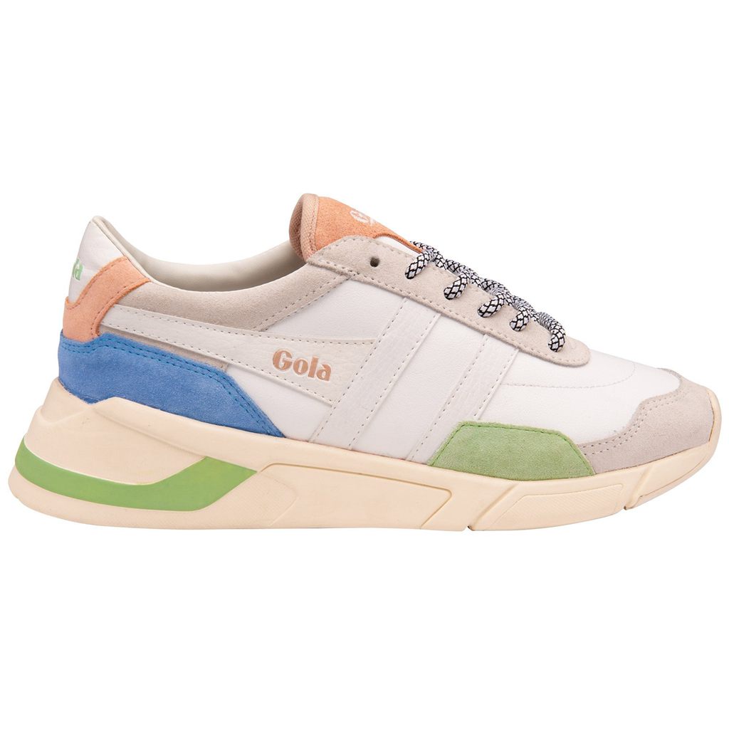 Gola Classics Eclipse Trident Sneakers Wit Groen Blauw Nederland | 364-KTVPBS