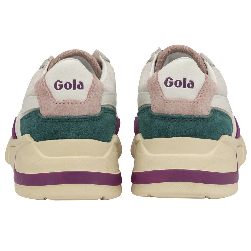 Gola Classics Eclipse Trident Sneakers Wit Roze Nederland | 367-GOTIUZ