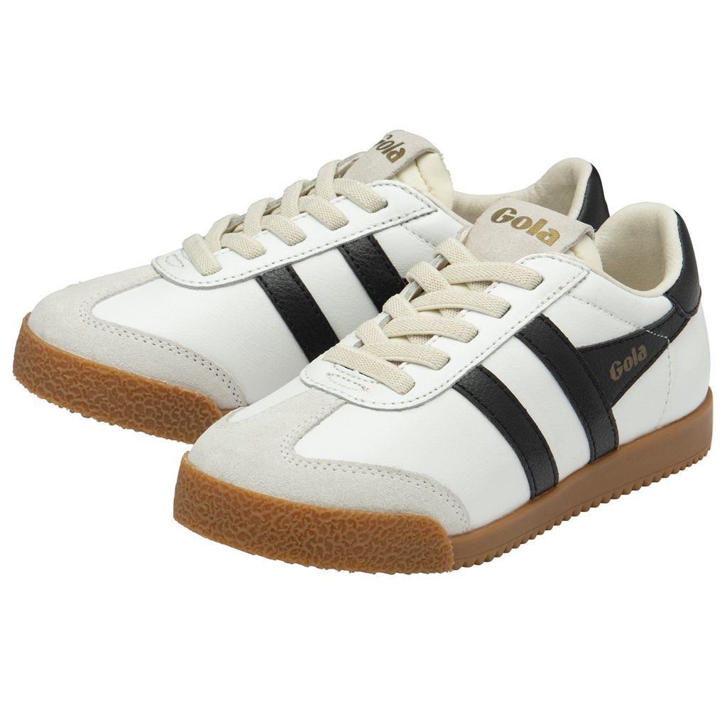 Gola Classics Elan Leather Sneakers Wit Zwart Nederland | 132-FRJWTX