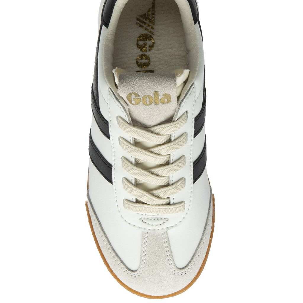 Gola Classics Elan Leather Sneakers Wit Zwart Nederland | 132-FRJWTX