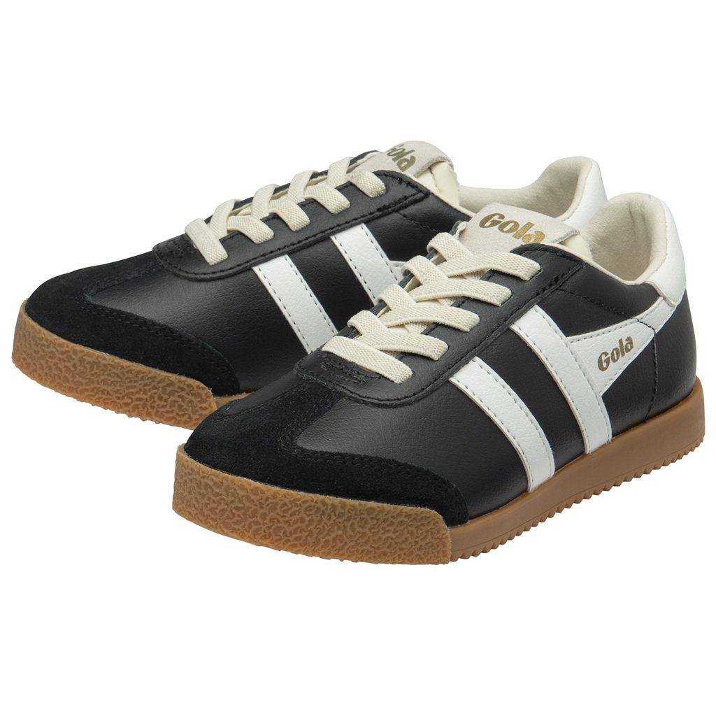 Gola Classics Elan Leather Sneakers Zwart Wit Nederland | 906-LDUXPI