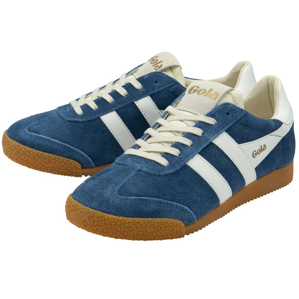 Gola Classics Elan Sneakers Blauw Wit Nederland | 283-FQLRSX