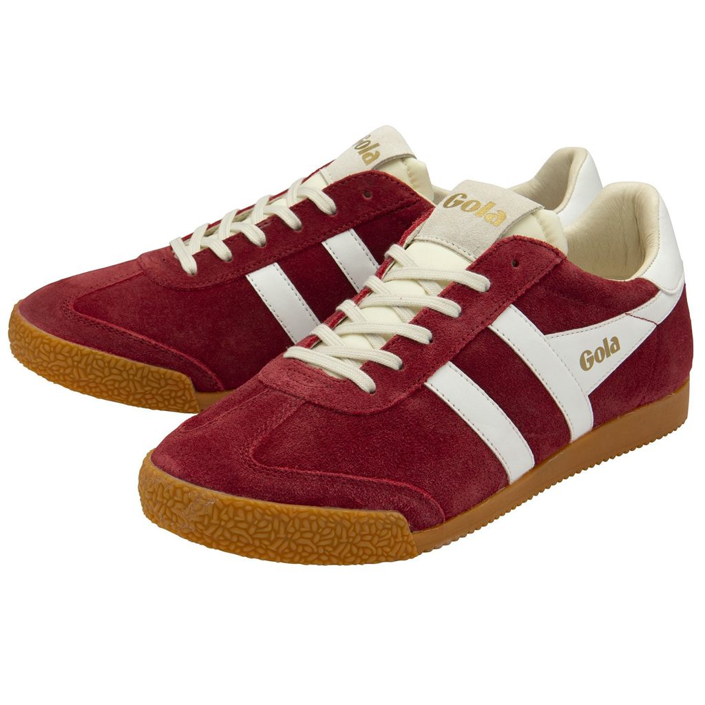 Gola Classics Elan Sneakers Dieprood Wit Nederland | 413-HYPDIU