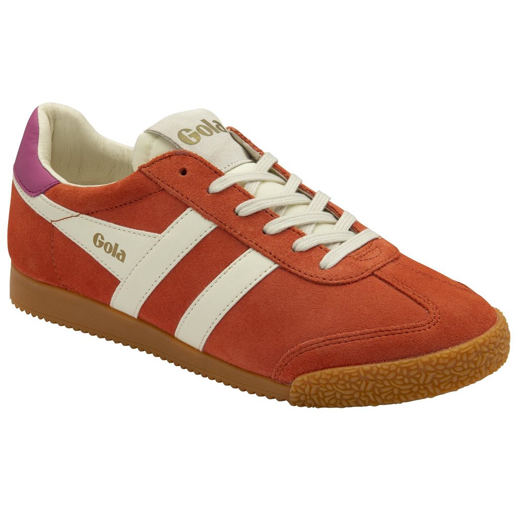 Gola Classics Elan Sneakers Koraal Wit Fuchsie Nederland | 753-SFWZEL