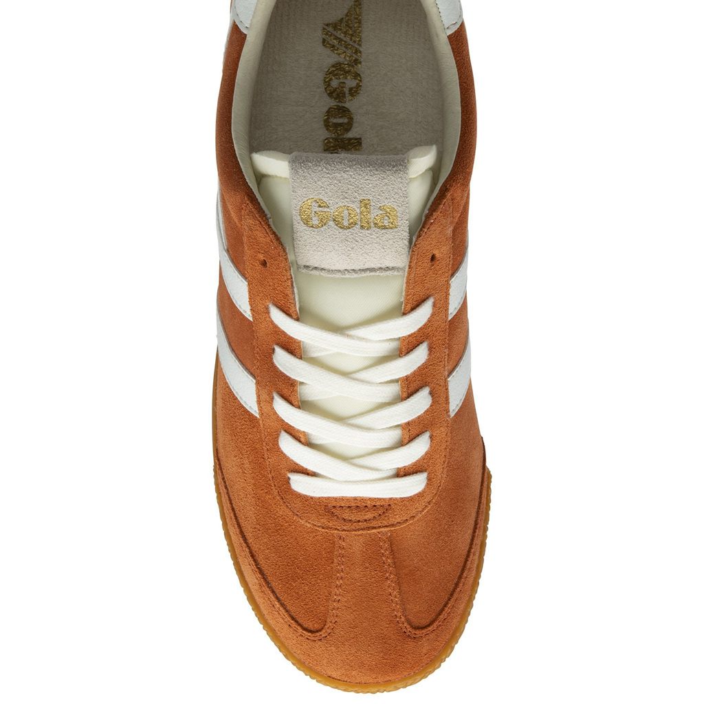 Gola Classics Elan Sneakers Oranje Wit Nederland | 206-LCPQIO