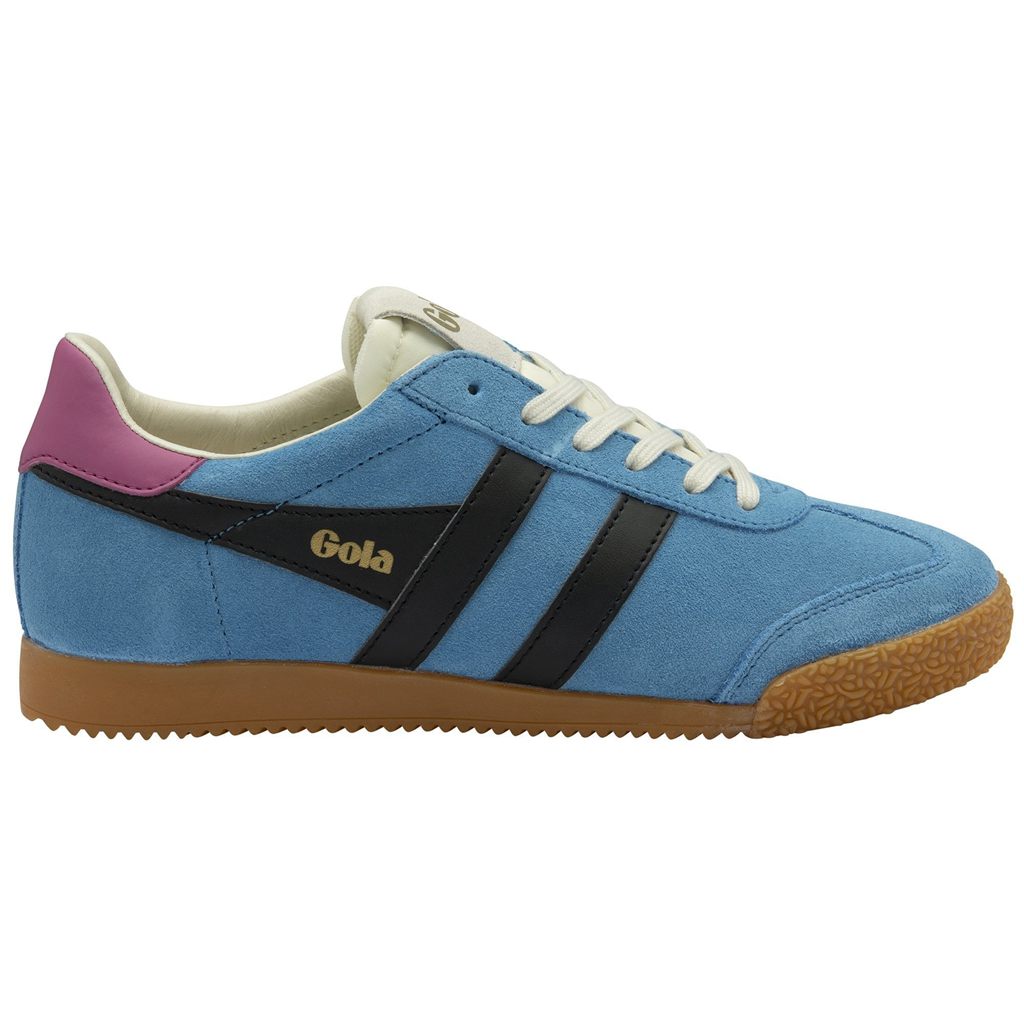 Gola Classics Elan Sneakers Zwart Fuchsie Nederland | 674-NSWDUQ