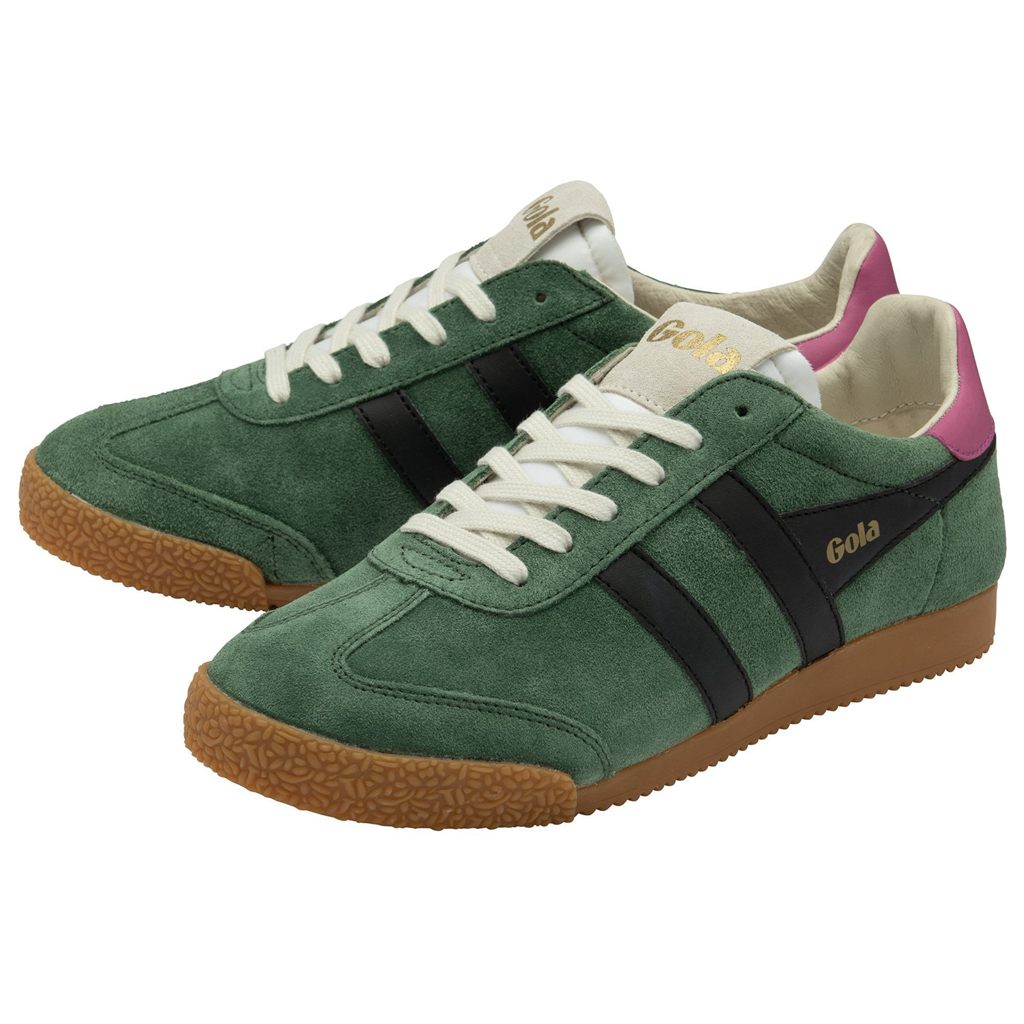Gola Classics Elan Sneakers Zwart Fuchsie Nederland | 219-EGTQFY