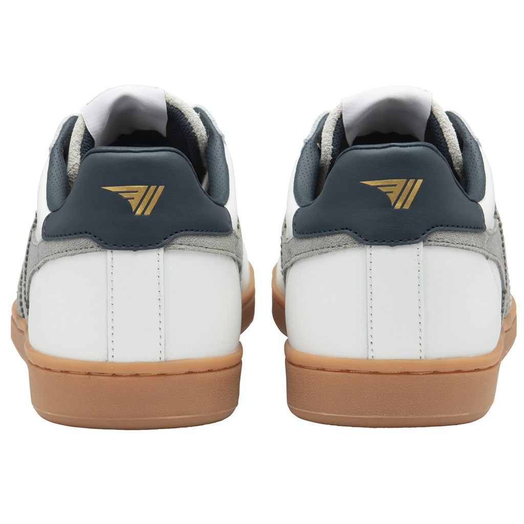 Gola Classics Equipe II Leather Sneakers Wit Donkerblauw Nederland | 873-DBLGHU