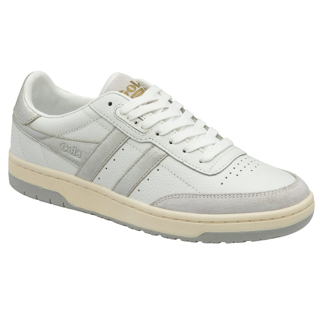 Gola Classics Falcon Mirror Sneakers Wit Zilver Nederland | 428-ZWVJEK