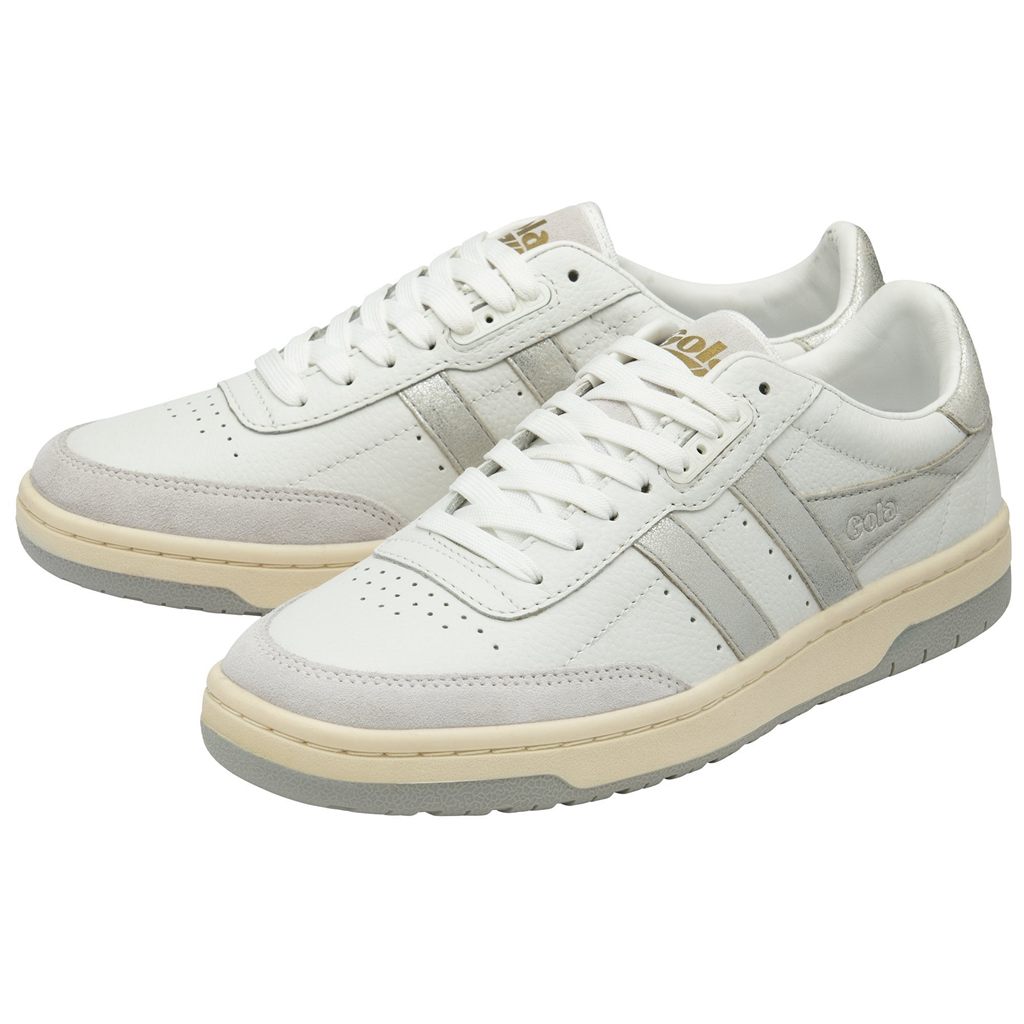 Gola Classics Falcon Mirror Sneakers Wit Zilver Nederland | 428-ZWVJEK