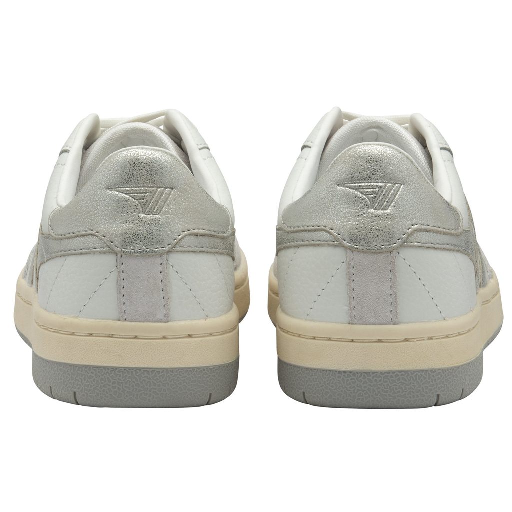 Gola Classics Falcon Mirror Sneakers Wit Zilver Nederland | 428-ZWVJEK