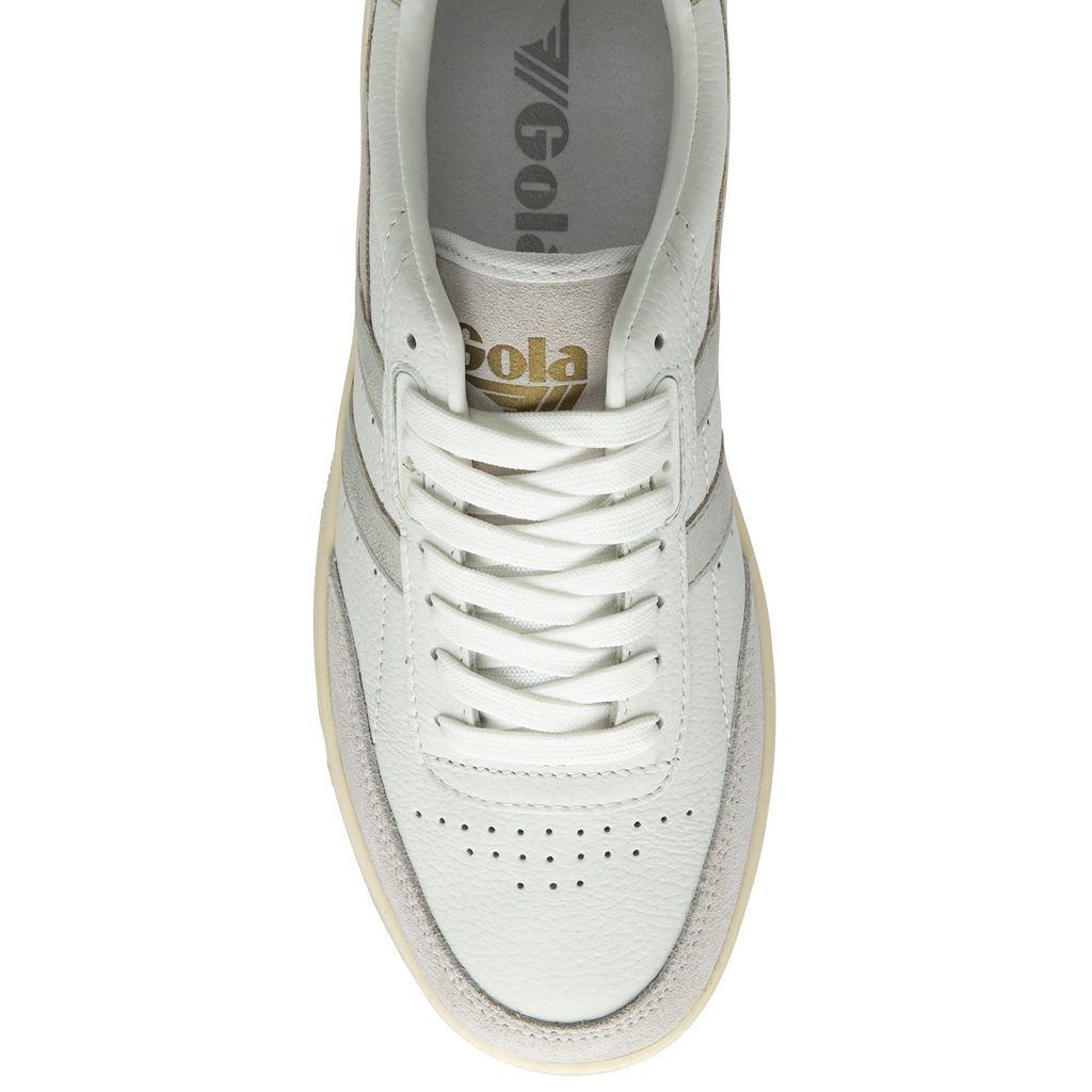 Gola Classics Falcon Mirror Sneakers Wit Zilver Nederland | 428-ZWVJEK