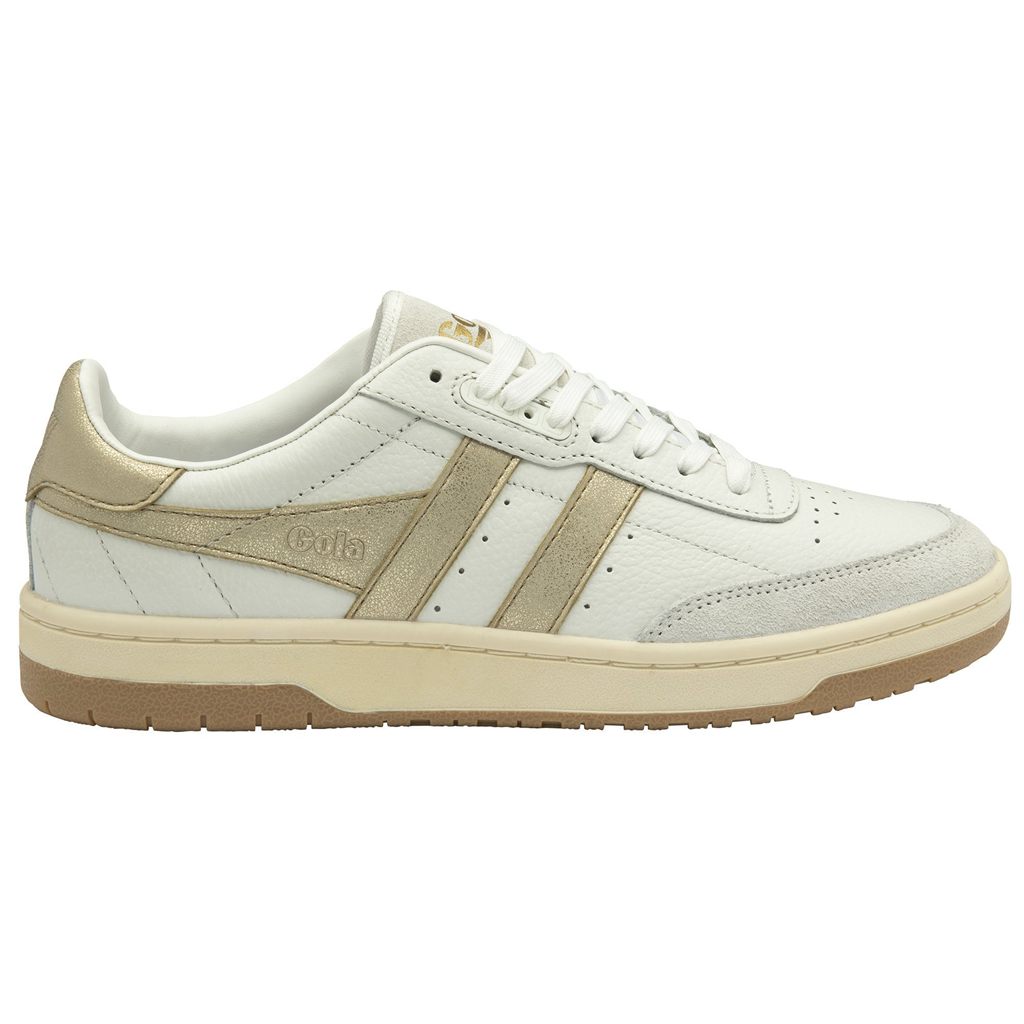 Gola Classics Falcon Mirror Sneakers Wit Goud Nederland | 024-XBYETC