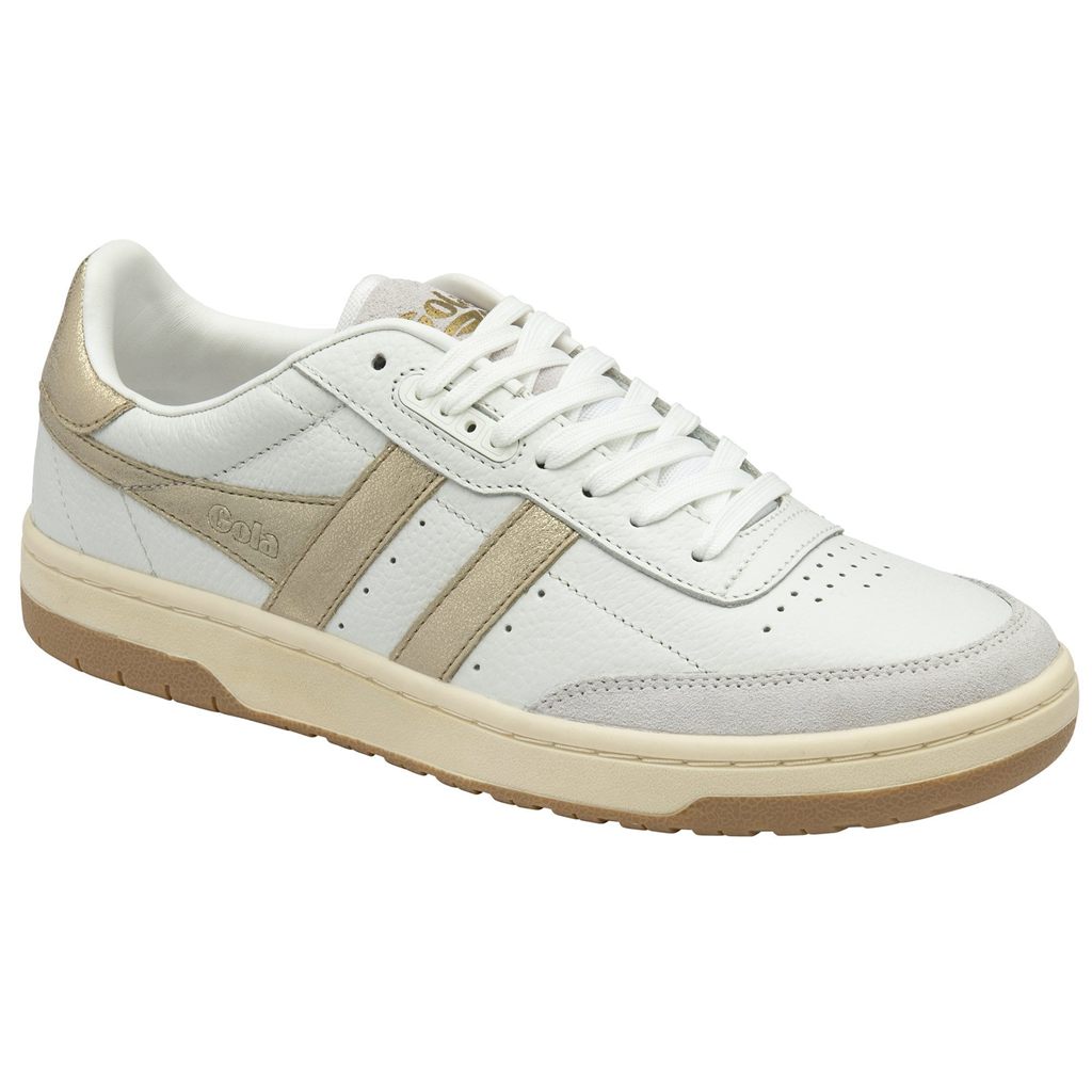 Gola Classics Falcon Mirror Sneakers Wit Goud Nederland | 024-XBYETC