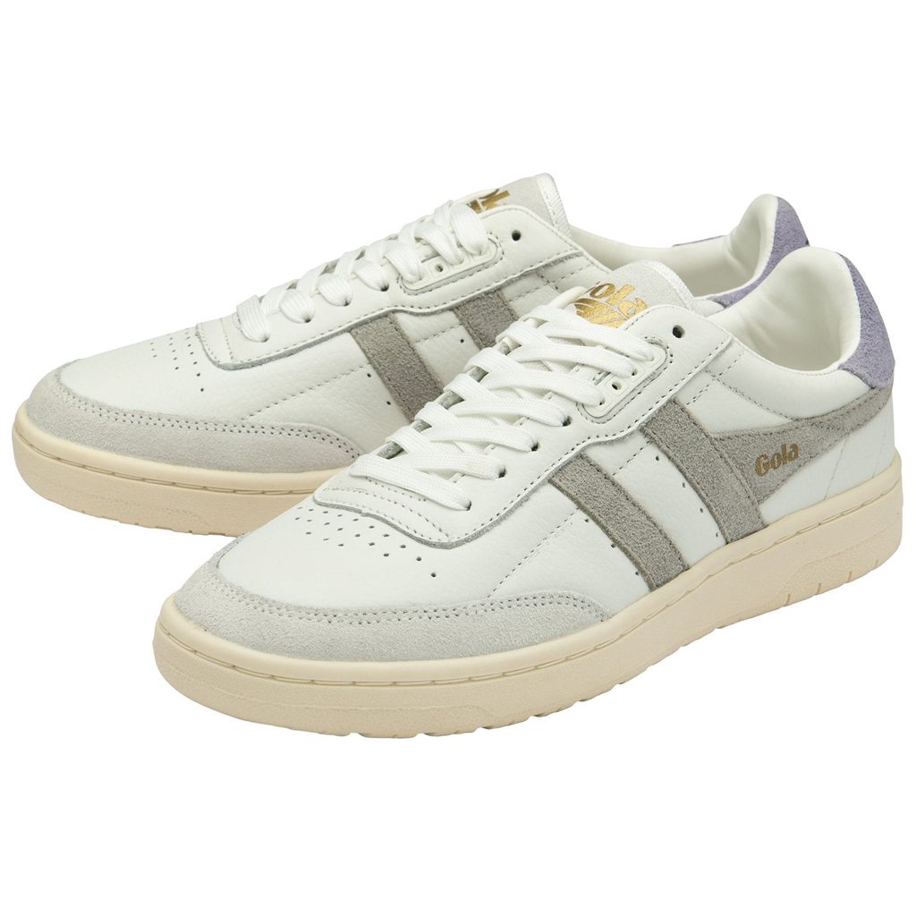 Gola Classics Falcon Sneakers Wit Lichtgrijs Lavendel Nederland | 321-ZOHWQG