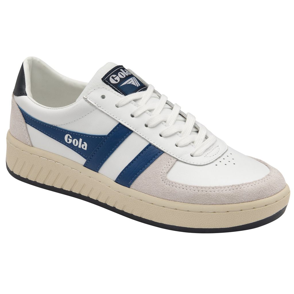 Gola Classics Grandslam Classic Sneakers Wit Blauw Donkerblauw Nederland | 742-DCFWIS