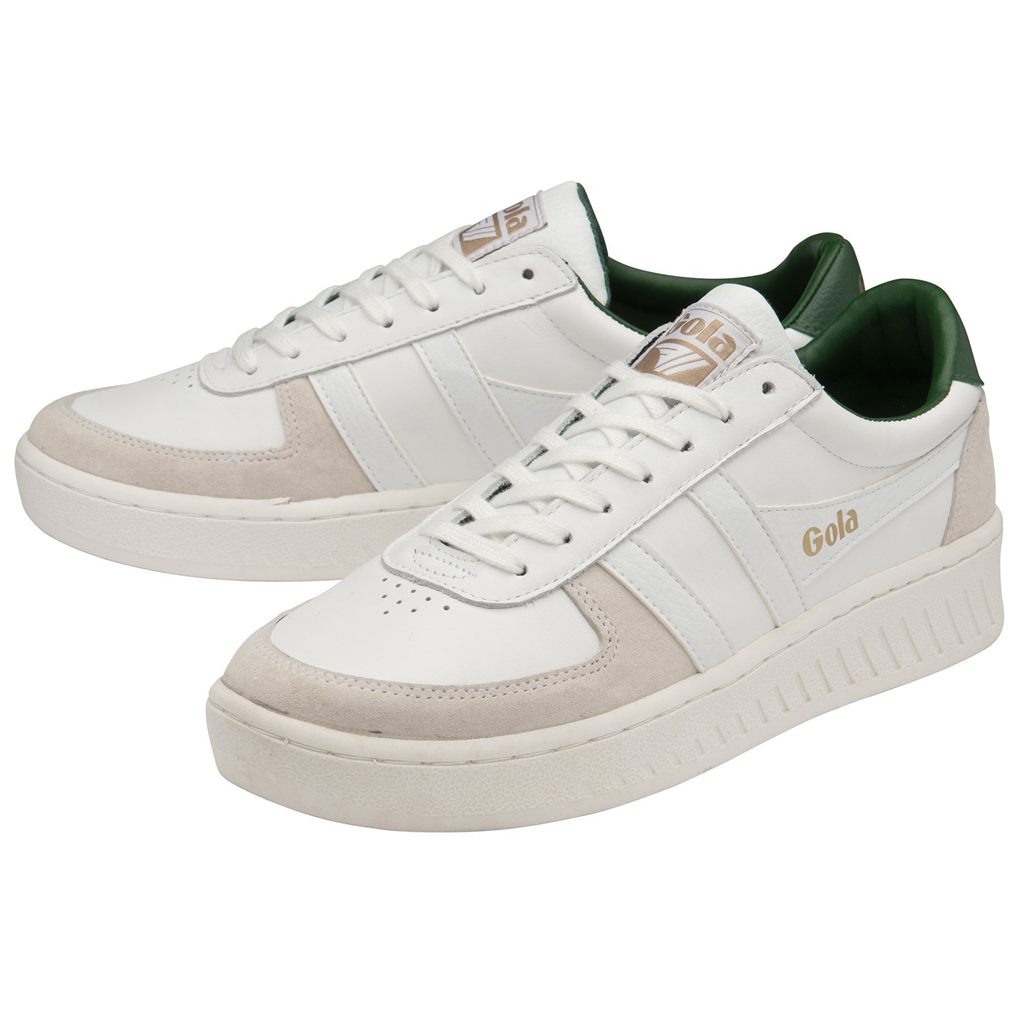 Gola Classics Grandslam Classic Sneakers Wit Donkergroen Nederland | 490-JTZASI