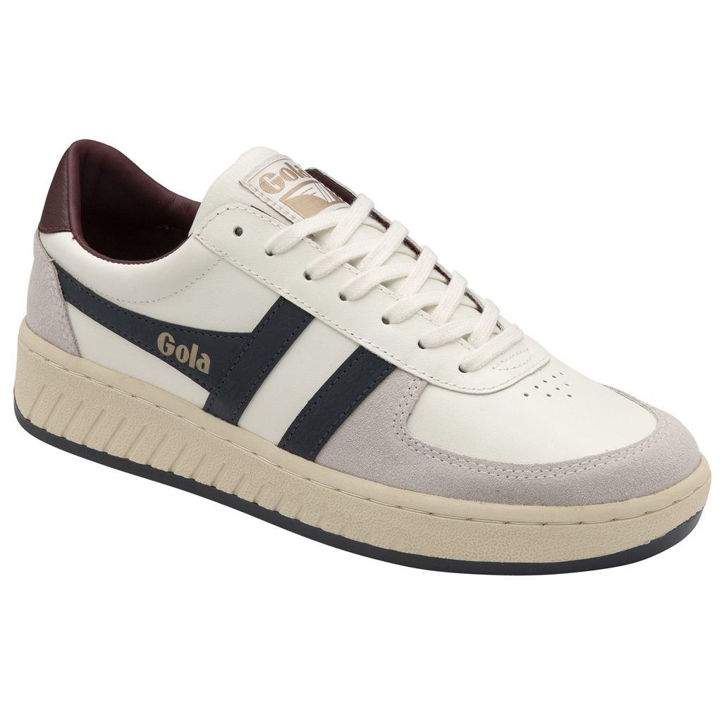 Gola Classics Grandslam Classic Sneakers Wit Donkerblauw Bordeaux Nederland | 451-PTEGCA