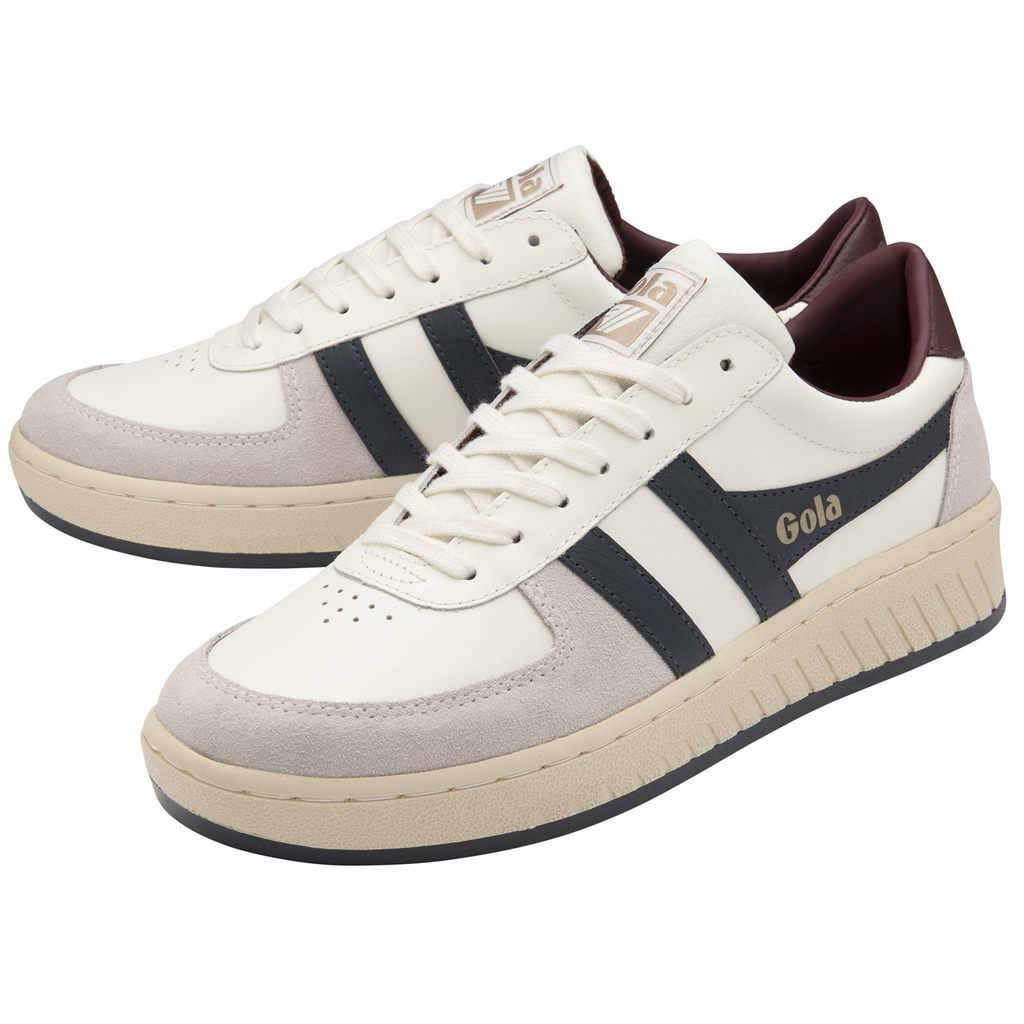 Gola Classics Grandslam Classic Sneakers Wit Donkerblauw Bordeaux Nederland | 451-PTEGCA
