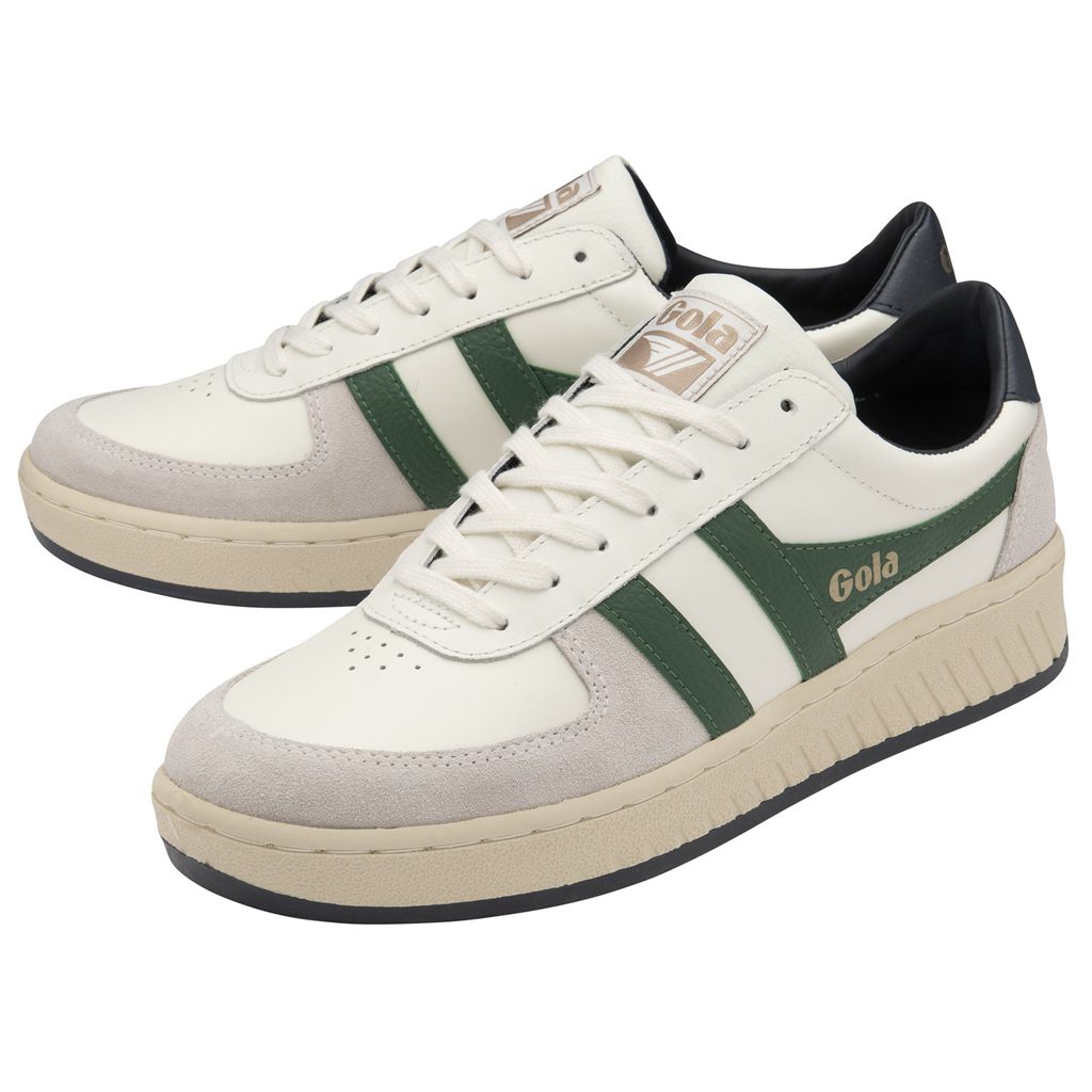 Gola Classics Grandslam Classic Sneakers Wit Donkergroen Donkerblauw Nederland | 652-MSQGZO