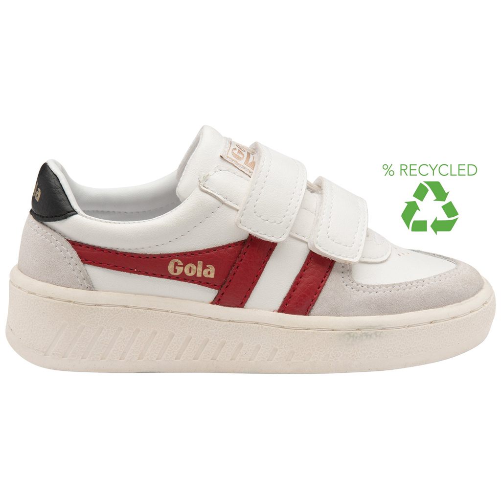 Gola Classics Grandslam Classic Strap Sneakers Wit Dieprood Zwart Nederland | 715-GQACMZ