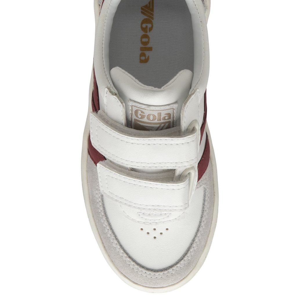 Gola Classics Grandslam Classic Strap Sneakers Wit Dieprood Zwart Nederland | 715-GQACMZ