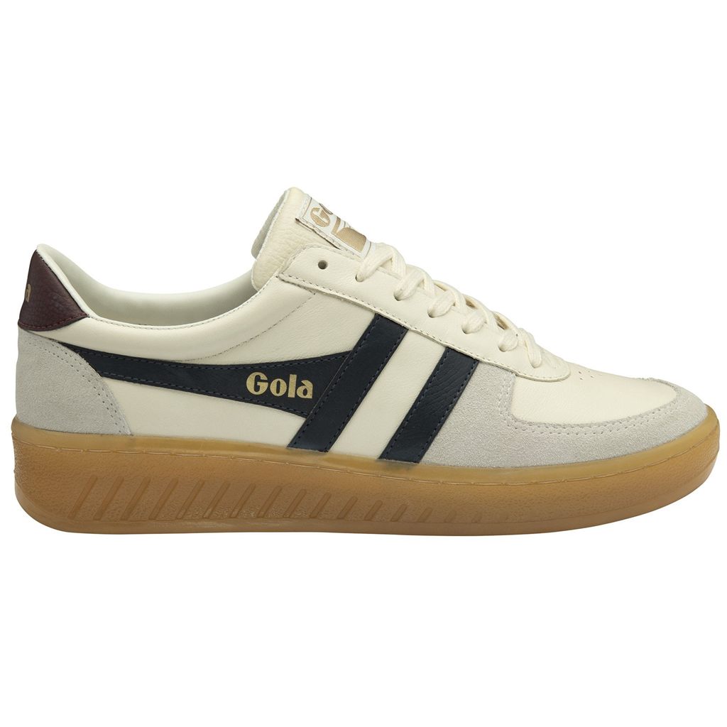 Gola Classics Grandslam Elite Sneakers Wit Donkerblauw Bordeaux Nederland | 097-BGWKJH