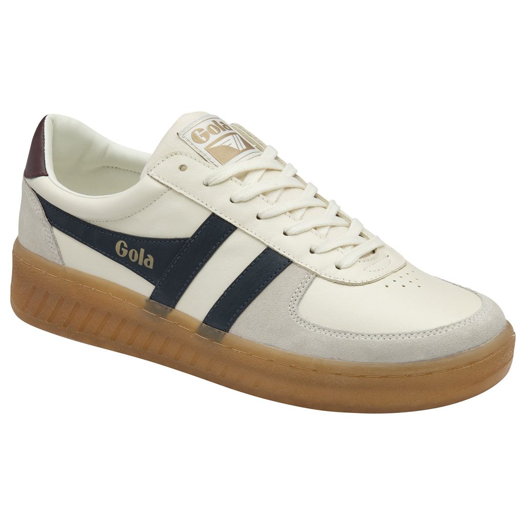 Gola Classics Grandslam Elite Sneakers Wit Donkerblauw Bordeaux Nederland | 097-BGWKJH
