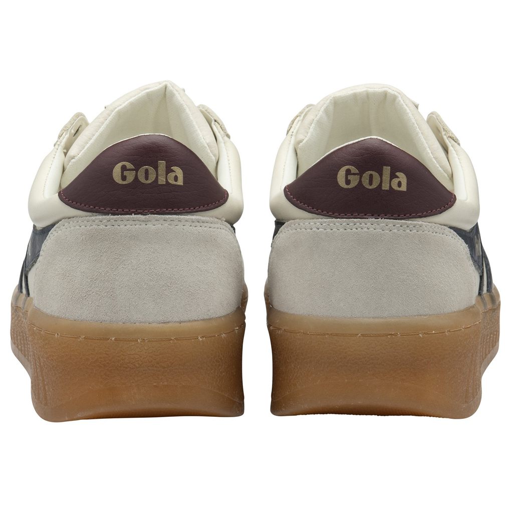 Gola Classics Grandslam Elite Sneakers Wit Donkerblauw Bordeaux Nederland | 097-BGWKJH