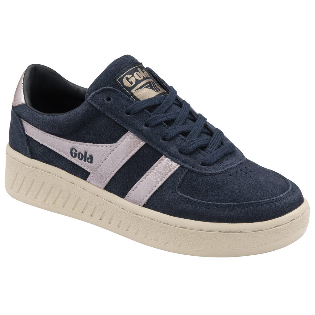 Gola Classics Grandslam Flame Sneakers Donkerblauw Roze Nederland | 329-ZPUFOJ