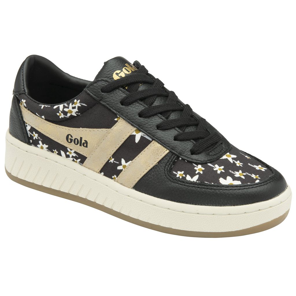 Gola Classics Grandslam LBTY SN Sneakers Zwart Goud Nederland | 735-YULOES