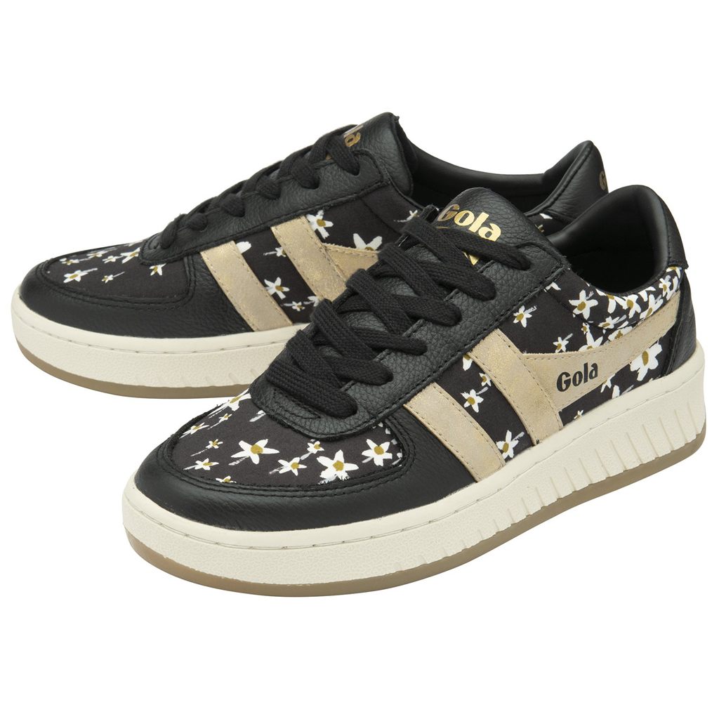 Gola Classics Grandslam LBTY SN Sneakers Zwart Goud Nederland | 735-YULOES