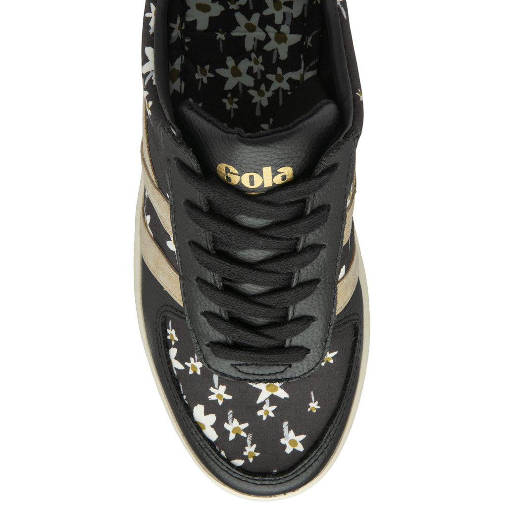 Gola Classics Grandslam LBTY SN Sneakers Zwart Goud Nederland | 735-YULOES