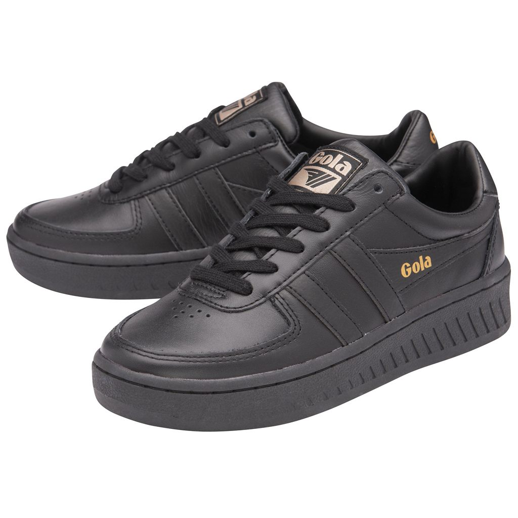 Gola Classics Grandslam Leather Sneakers Zwart Nederland | 067-DZCSRJ