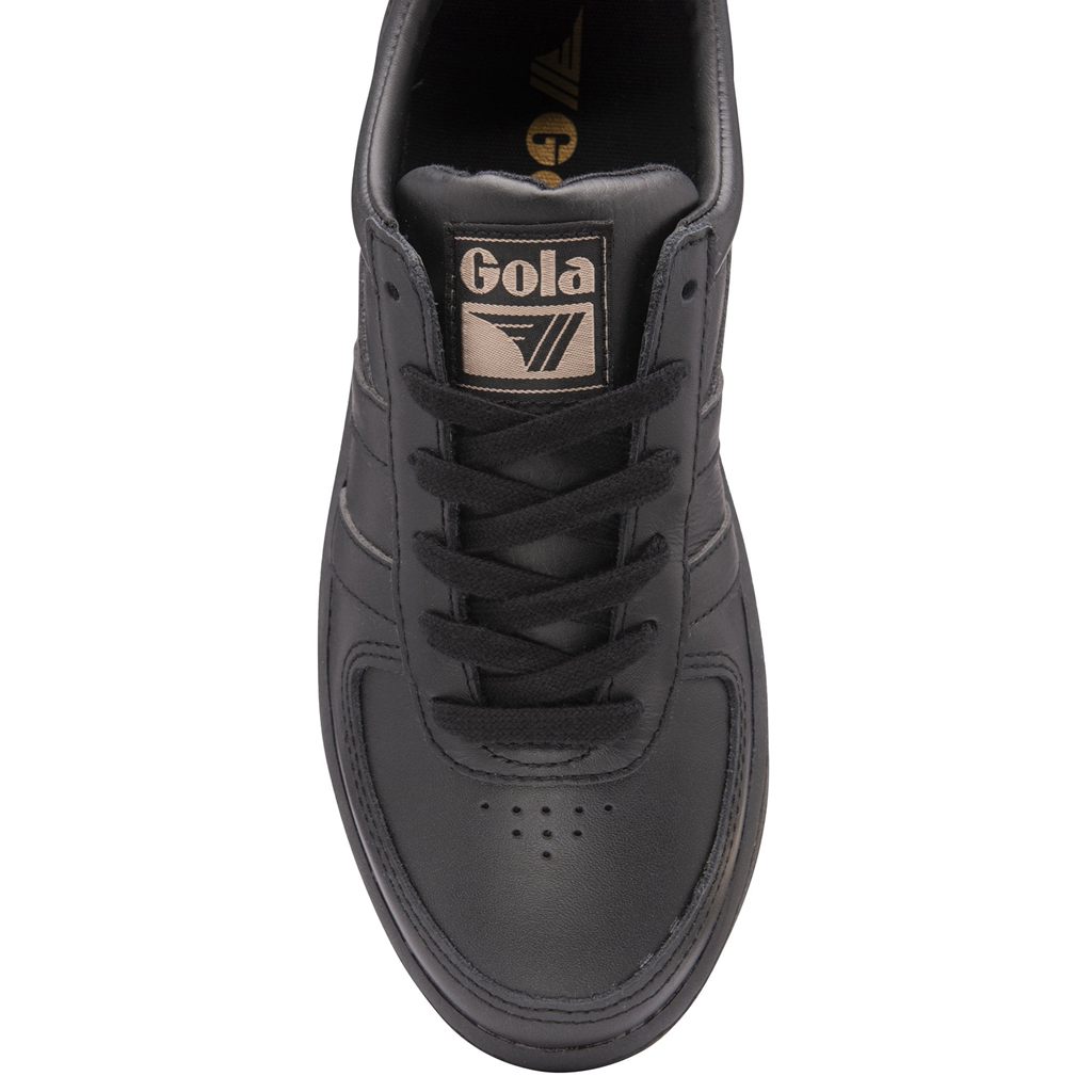 Gola Classics Grandslam Leather Sneakers Zwart Nederland | 067-DZCSRJ