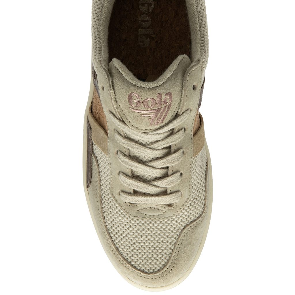 Gola Classics Grandslam Mode Sneakers Wheat Oat Bronze Nederland | 529-ZDLXVF