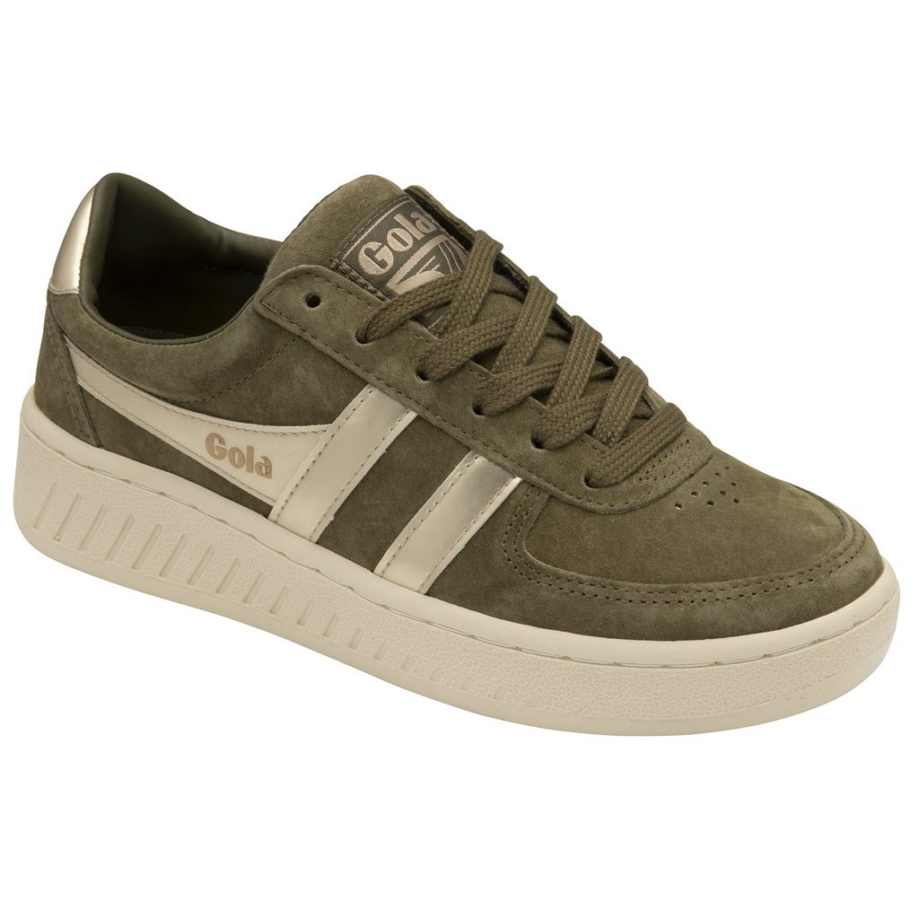 Gola Classics Grandslam Pearl Sneakers Khaki Nederland | 591-DJPBTW
