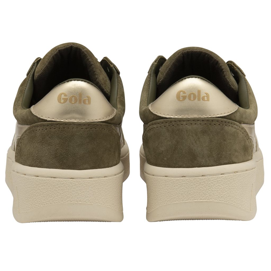 Gola Classics Grandslam Pearl Sneakers Khaki Nederland | 591-DJPBTW