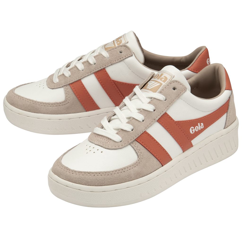 Gola Classics Grandslam Pure Sneakers Wit Koraal Nederland | 829-SJMKLC