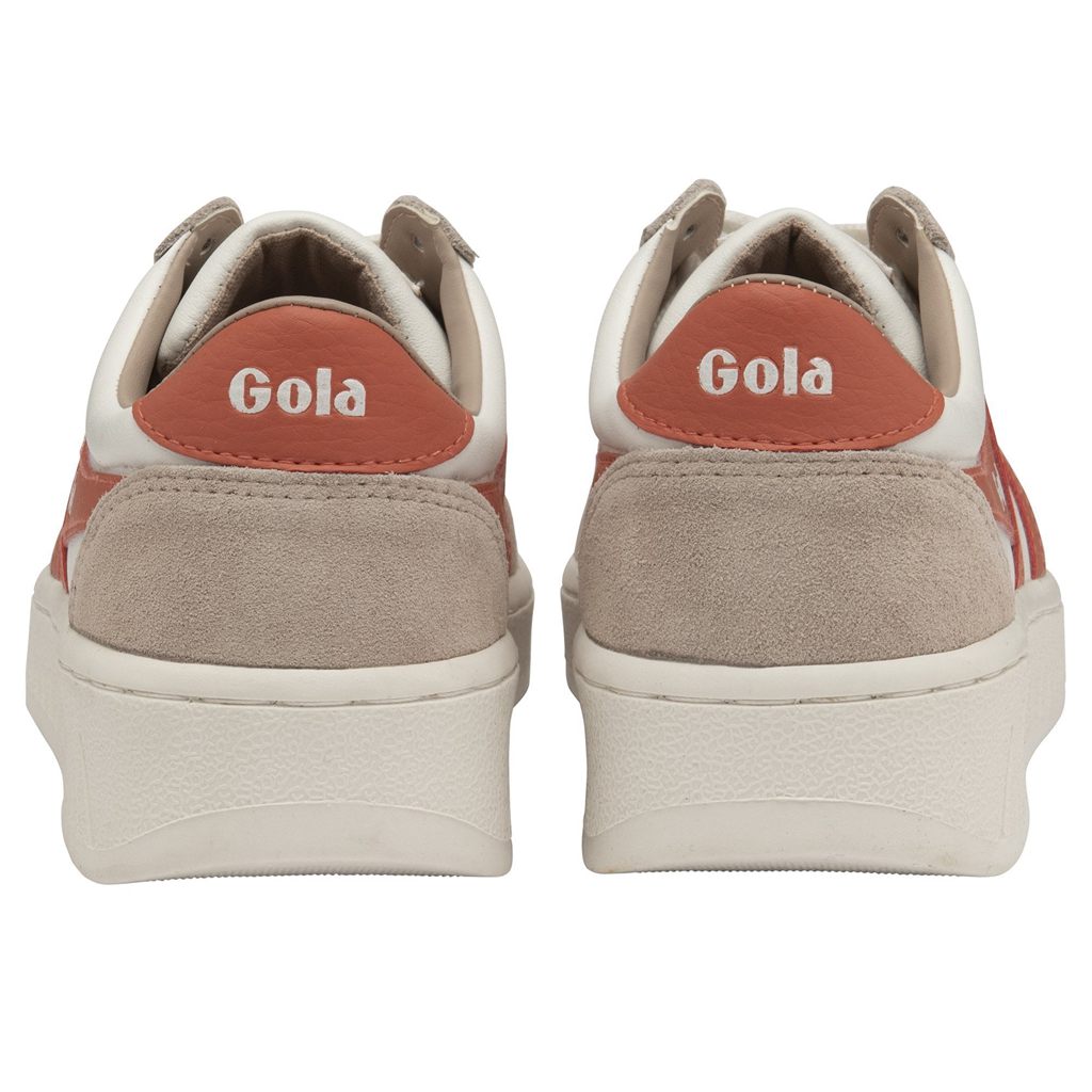Gola Classics Grandslam Pure Sneakers Wit Koraal Nederland | 829-SJMKLC